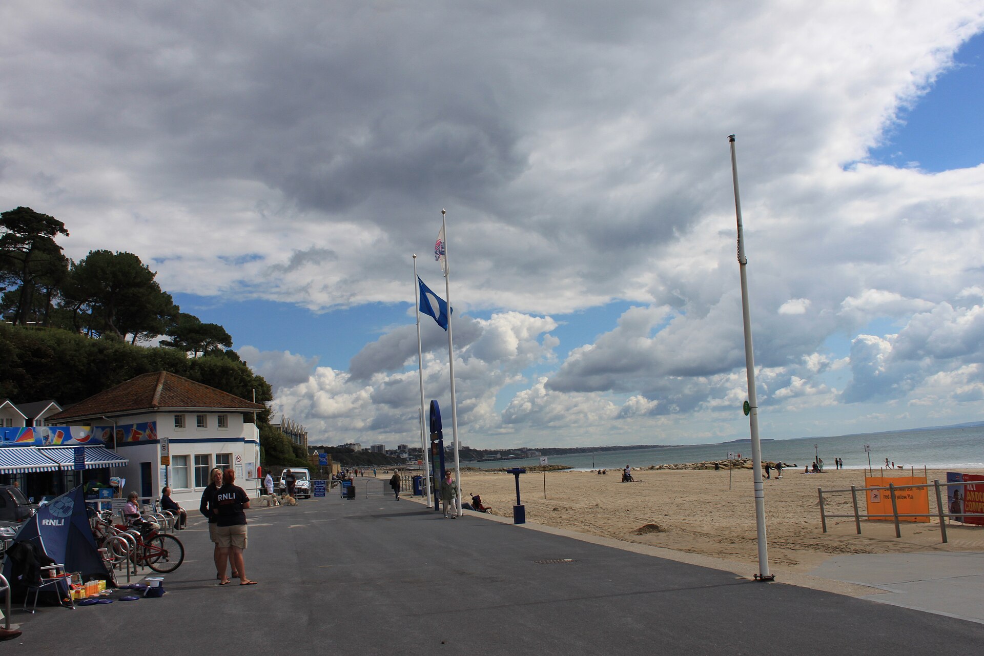 The beach at Branksome Chine, Poole
