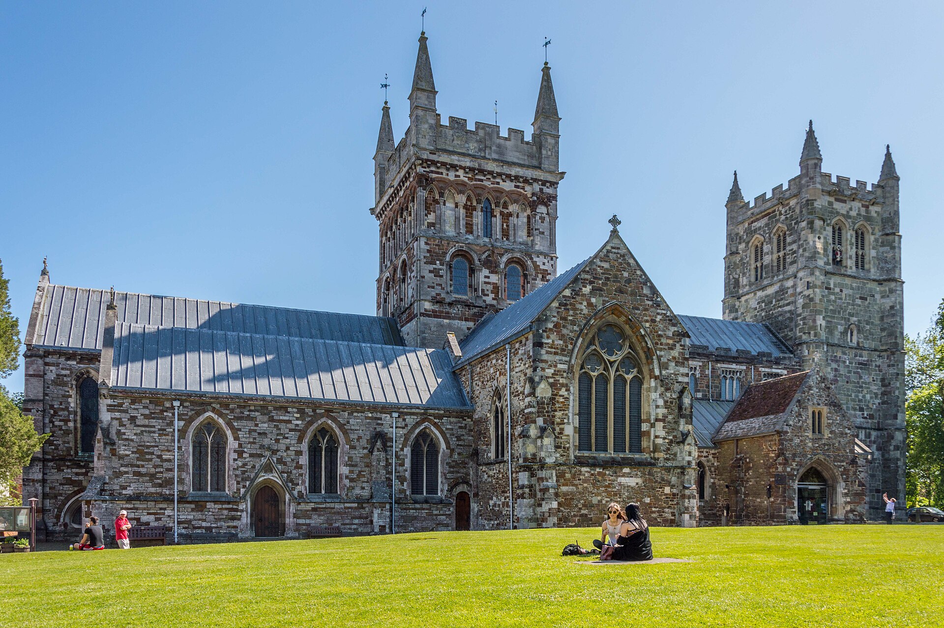 Wimborne Minster church in Dorset